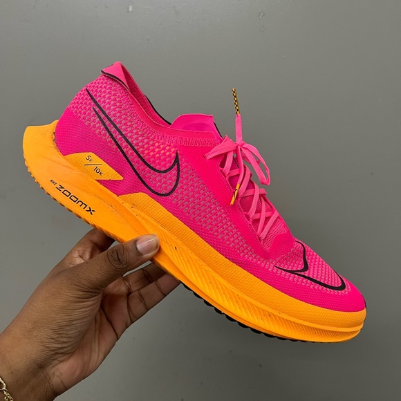 Nike ZoomX Streakfly Hyper Pink Orange DJ6566-600 Running Shoe